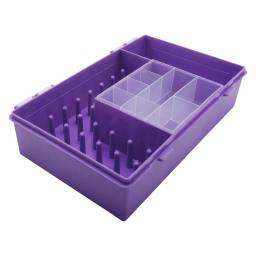 2868-4 organizador para acessórios de costura roxo artes artesanato armazenamento diy artesanato produtos needlework - Image 2