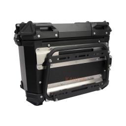 Multifuncional alumínio liga Side Box Bracket, Universal, rápido destacável, DIY, 28L, 38L, motocicleta - Image 4