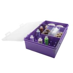 2868-4 organizador para acessórios de costura roxo artes artesanato armazenamento diy artesanato produtos needlework - Image 4