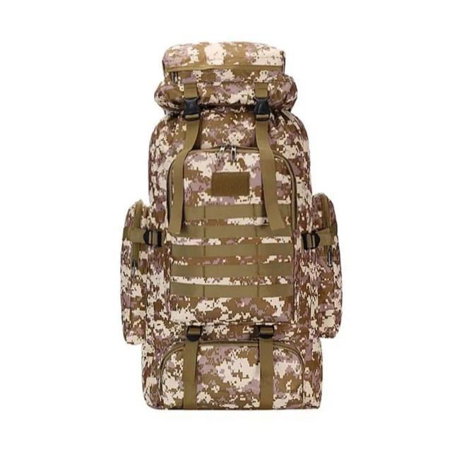 Mochila Tática de 80 Litros para Camping - Alta Capacidade para Acampamentos