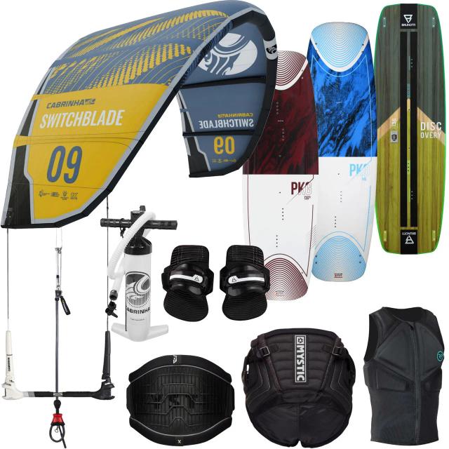 Kite Cabrinha Switchblade: Kites para Kiteboarding e Kitesurf, Novos e Rápidos em 10m, 12m e 14m