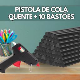 Pistola De Cola Quente Bivolt (110v e 220v) Pequena Ou Grande Com Bastões De Cola - Escolha Seu Kit - Image 1