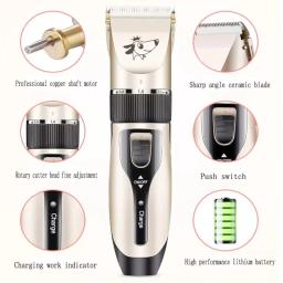 DAFUSHOP Maquina de Tosa Bateria Recarregável Pet Dog Hair Machine Tosa Envio Imediato - Image 5
