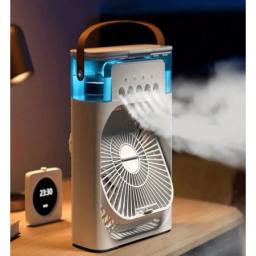 Mini Ar Condicionado Ventilador Umidificador Climatizador e Ventilador Portátil Mini Recarregável Usb - Image 2