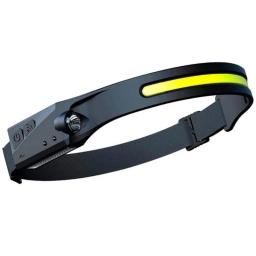 Lanterna de Cabeça Recarregável Led Corpo Motion Camping Torch Light Lamp Com Usb - Image 3