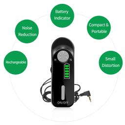 Aparelho auditivo USB para idosos, modelo de carregamento com clip, amplificador de som de ouvido, super poder, adequado para perda auditiva severa - Image 1