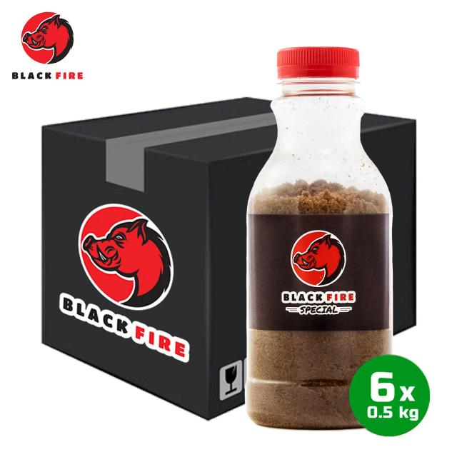 Granulado Especial de Fogo Preto para Javalis 0,5 kg - Fórmula Irresistível com Sal, Alcatrão de Faia Filtrado e Anis para Atração de Animais Selvagens