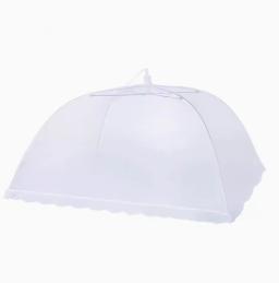 Tampa de comida portátil para guarda-chuva, tela de malha, rede, barraca, respirável, cúpula dobrada, anti mosca, mosquito, guar - Image 5