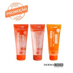 Sabonete Esfoliante Gel Dermachem Kit, Anti-Idade, Vitamina C - Image 1