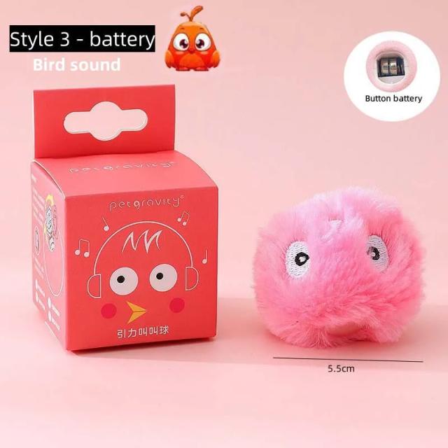 Brinquedo elétrico interativo para gatos: bola de rolamento automática para treinamento e diversão do seu gatinho