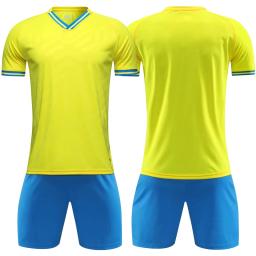 Camisas de futebol personalizadas ajustadas para homens e mulheres, manga curta, secagem rápida, uniforme de treinamento de futebol, roupas esportivas, menino, menina, crianças, 2 peças - Image 3