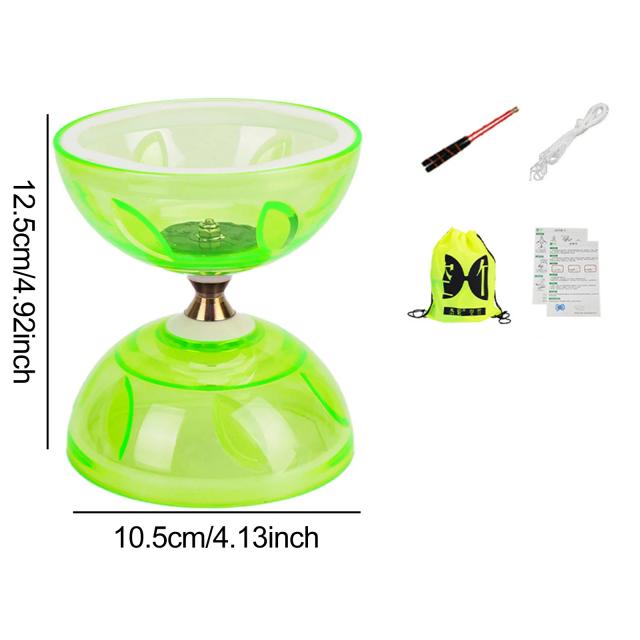 Diabolo Profissional 3 Rolamentos - Brinquedo de Habilidade para Festivais e Exercícios