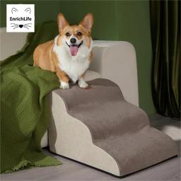 Escada de estimação esponja de alta densidade, degraus para cães, escada de rampa, sofá alto, escada para gatos, cães pequenos e velhos - Image 1