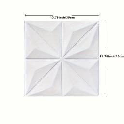 Adesivos de parede 3D para decoração, fundo anti-colisão, papel de parede impermeável Peel and Stick, Decoração de cama, 35x35cm - Image 6
