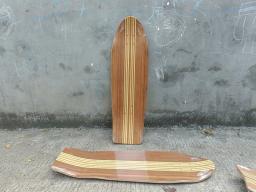 Bamboo Surf Skate Skate Deck, Bordos canandianos, novo design, Smooth 77, Snap Pumping, 32 Polegada, 33 Polegada - Image 2