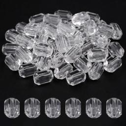 15x10mm contas de cristal acrílico facetadas cilindro transparente espaçador de vidro contas soltas para fazer jóias diy pulseira brincos acessórios - Image 4