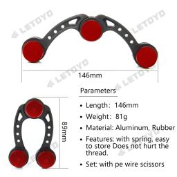 LETOYO pesca knotter assist nó ferramenta bobina dobadoura gt fg pr linha de fio máquina knotting japão equipamentos linha de pesca bens - Image 2