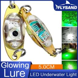 LED Squid Fish Lure Light, lâmpada de pesca subaquática profunda, alto brilho, acessórios de pesca, 5,0 centímetros - Image 1