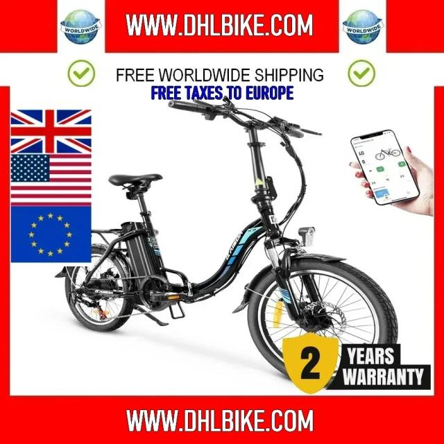 Cadeira K7 Dobrável Bicicleta Elétrica 350W Motor 12.5Ah Bateria 20" Pneu Mountain Bike Controle App