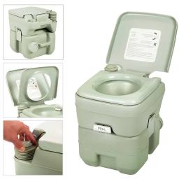 Vaso Sanitário Portátil 20 Litros Assento Banheiro Químico Camping Ideal Para Uso em Motor Homes, Barcos, e Eventos GT932 - Image 1