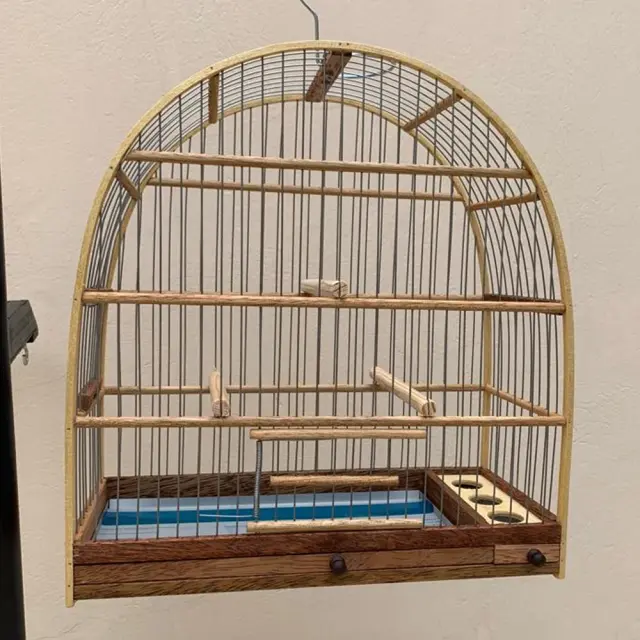 Gaiola Boleada para Pássaros N°1 em Arame Resistente e Elegante