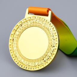 Fornecedor de fabricação personalizado medalhas de prêmio de esportes medalha em branco com fita de cor vencedor troféu medalha presente - Image 5