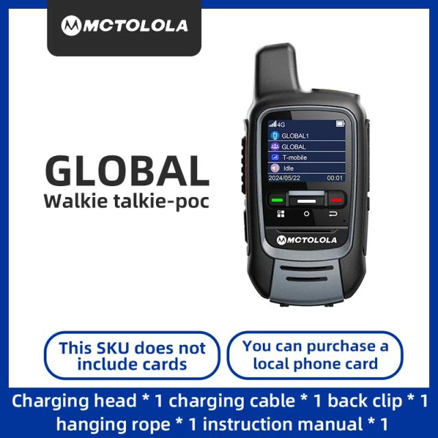 MOTOLOLA-Global Walkie Talkie 4G/5G POC Distância Ilimitada 5000 km Rádio Remoto