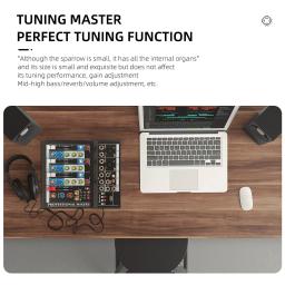 Profissional 4 canais Mixer Bluetooth Reverb DJ Audio Interface USB Mixer Microfone mesa de som 4 canais - Image 5