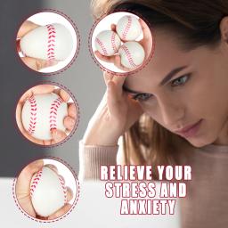 Mini Bolas Esportivas para Crianças e Adultos, Bolas Antiestresse, Bolas de Espuma, Bola de Estresse, Softball, Futebol, Adultos, Pacote de 12 - Image 4
