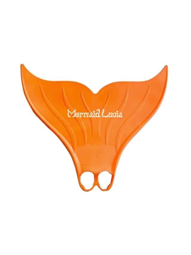 Novas Caudas Monofin de Silicone Branco 100% para Mergulho e Natação - Edição Limitada 2021