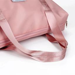 Impermeável Nylon Viagem Duffle Bag para Mulheres, Sacolas de Ginástica Esportiva, Grande Capacidade, Bolsa de Bagagem de Armaze - Image 6
