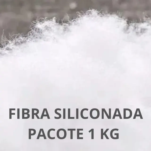 Fibra Siliconada Pura Extra Macia 1 Kg para Enchimentos Versáteis pro 1