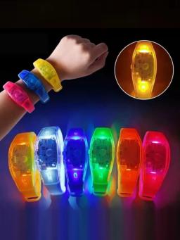 Lançamento Kit Com 5,10, 20 ou 50 Pulseiras Led Ativada Por Som E Música Festas Eventos Casamentos Envio Imediato - Image 1