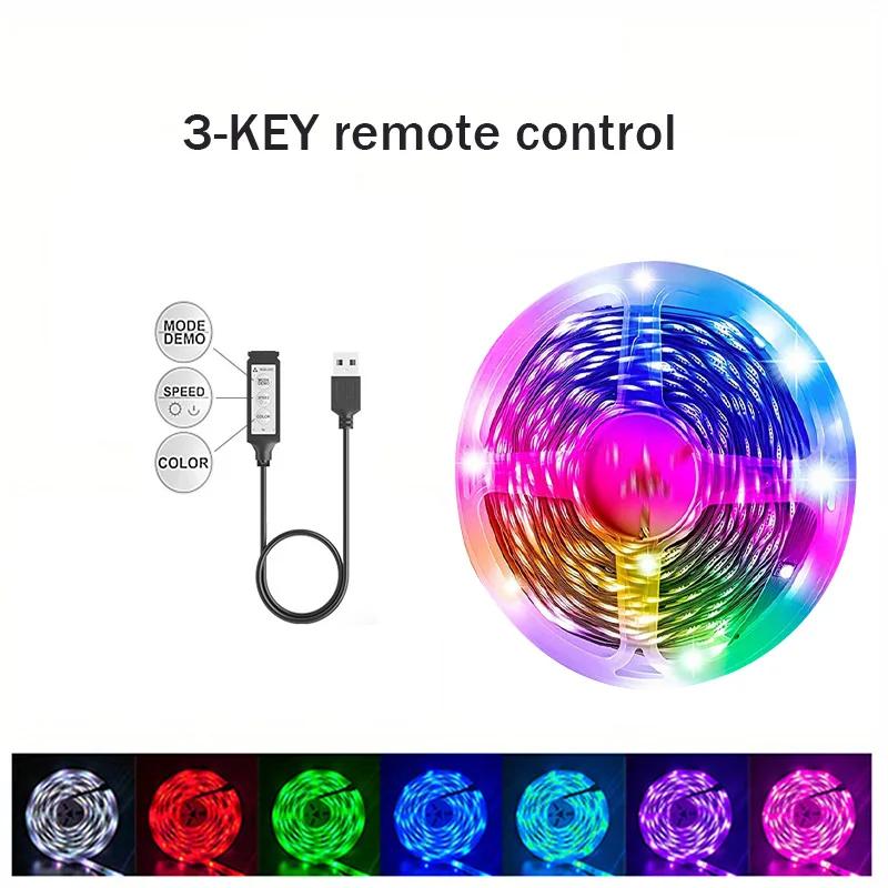 Fita LED USB, Fita RGB, Wi-Fi, Bluetooth, Fita, Ice String, Iluminação de Férias, Parede Gamer, Decoração do Quarto, 5050, 5V, 10 m - Image 1
