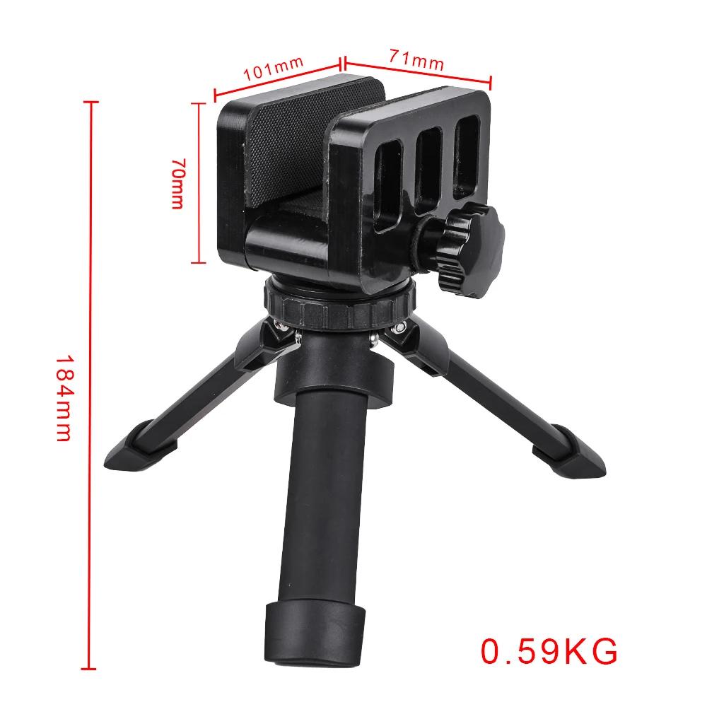 Caça profissional mini tripé com braçadeira ajustável, descanso stand, base de alumínio pod, tiro rápido vara engrenagem, Rilfe - Image 1