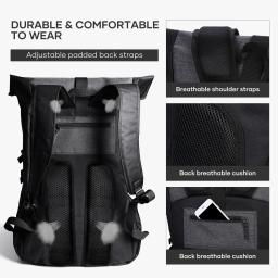 Mochila de basquete com compartimento de bola separado para homens, grande bolsa esportiva, equipamentos esportivos, futebol, voleibol, viagem - Image 5