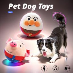 Electronic Bounce Plush Doll Ball para animais de estimação, brinquedo falante, brinquedos interativos acessórios, recreação, suprimentos de lazer - Image 3