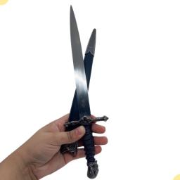 Mini Espada Medieval Modelo Punhal Cabo Texturizado Com Bainha Protetora Modelo Guerreiro E Modelo Medieval - Luatek - Image 6