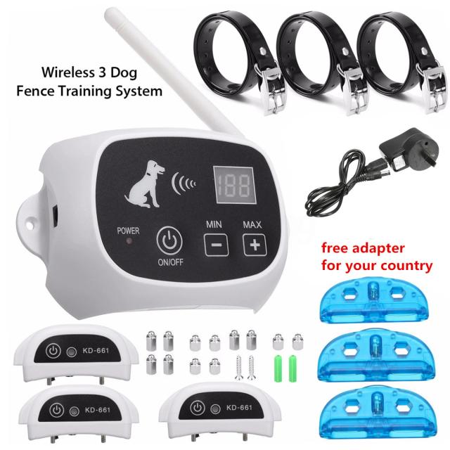 Coleira Elétrica à Prova d'Água para Pets com Transmissor Sem Fio de 2/3 Graus e 100g2280