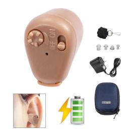 Orelha recarregável Ocultado Aparelho Auditivo, Optimal Volume Ajustável, Amplificador De Fala De Áudio, Ferramentas De Cuidado Da Orelha Idosos - Image 4
