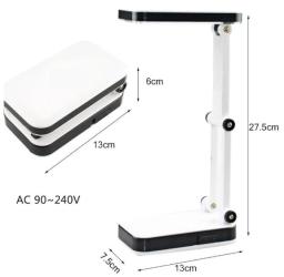 Luminária Portátil Abajur Mesa 24 Led Dobrável Recarregável - Image 2