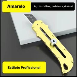 Estilete Profissional em Aço Inoxidável Ferramenta Multiuso - Image 4