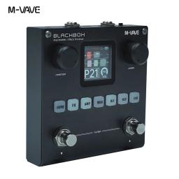 M-VAVE Blackbox Guitar/Baixo AMP Modeler 80 predefinições editáveis Processador Multi Efeitos Recarregável Para Guitarra Elétrica Baixo - Image 2