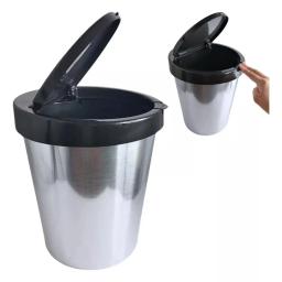 Lixeira Cozinha Com Tampa Lixeira Banheiro Cesto De Lixo Escritorio Lixeira De Plastico 10 Litros - Image 1