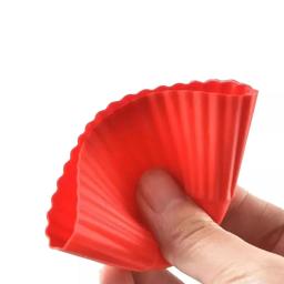 Forma De Silicone Para Cupcake Bolo E Muffin Assadeira Antiaderente Com 12 Cavidades Durável E Flexível Ideal Para Confeitaria - Image 2