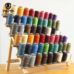Wuta-kit de linha para costura de couro, 28 cores, fios redondos e encerados de poliéster, alta qualidade, fio para trabalho em couro - Image 1