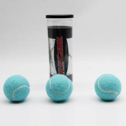 Bola de tênis, 3pcs, cor azul céu, colorido, sem pressão - Image 1