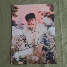 Foto autografada cha eunwoo 5*7 tamanhos 012021 assinado à mão - Image 1
