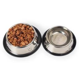 Comedouro bededouro inox antiderrapante para animais de estimação catrro gato porte pequeno médio grande - Image 3