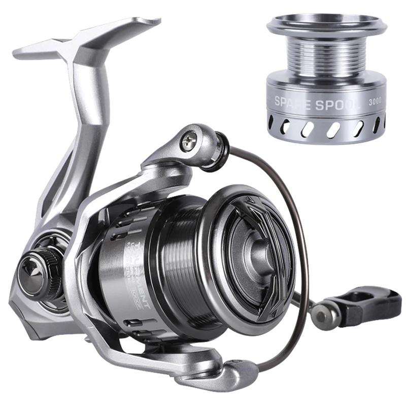 Carretel de pesca MIFINE TOURMENT, arrasto máximo de 8 kg, série 800-4000, 5.1:1, água salgada, água doce, 6 + 1BB, roda de baixo - Image 1